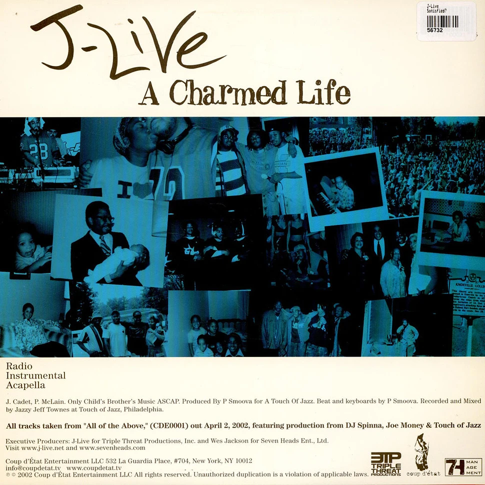 J-Live - Satisfied? / A Charmed Life