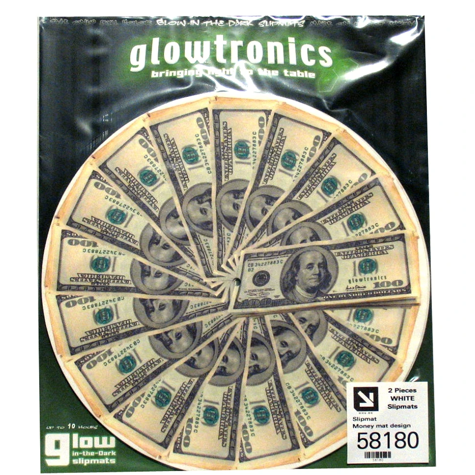 Glowtronics - Money Mat Glow In The Dark Slipmat