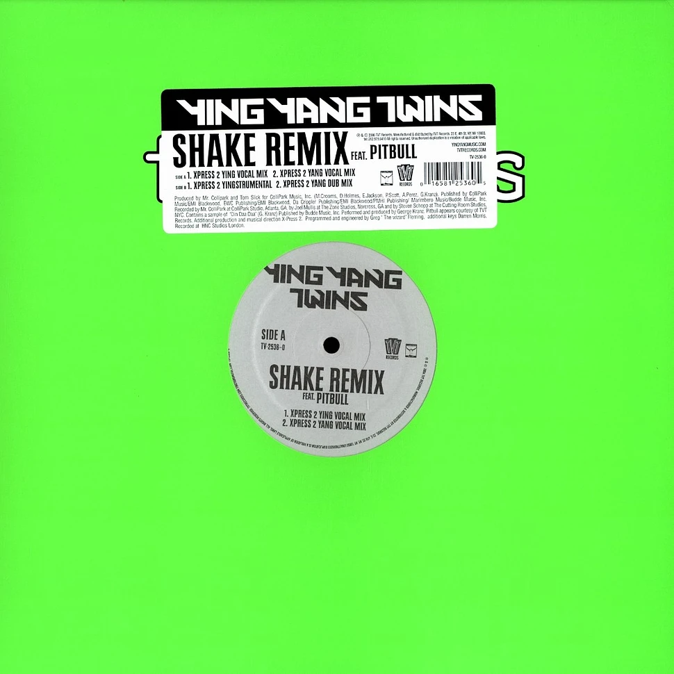 Ying Yang Twins - Shake remix feat. Pitbull