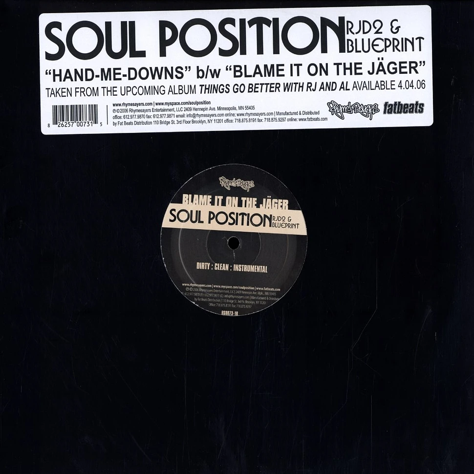 Soul Position (RJD2 & Blueprint) - Hand-Me-Downs