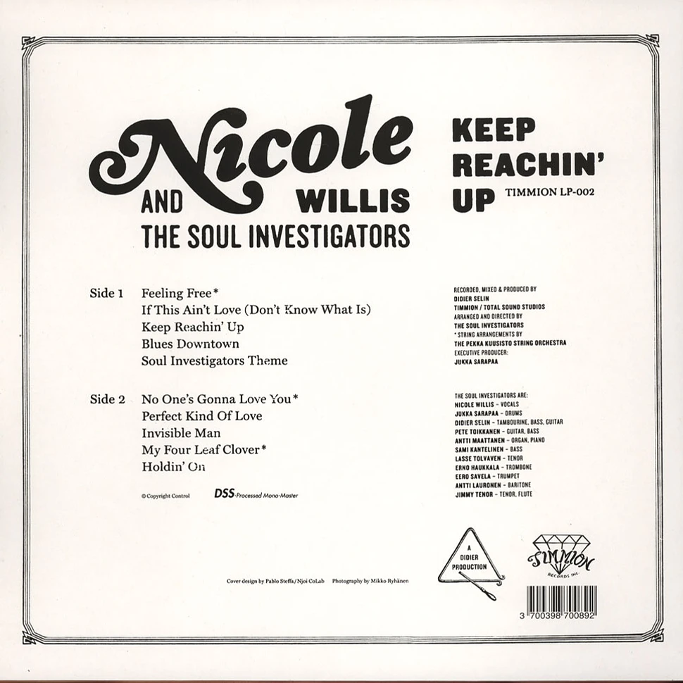 Nicole Willis & The Soul Investigators - Keep Reachin' Up