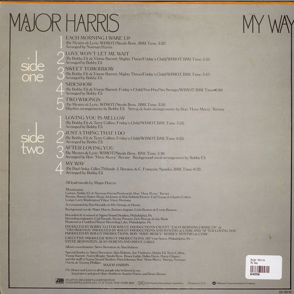 Major Harris - My Way