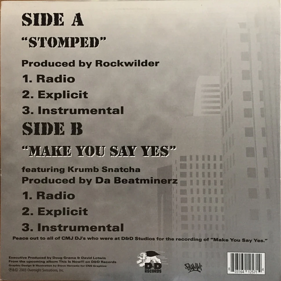 Craig G - Stomped / Make You Say Yes