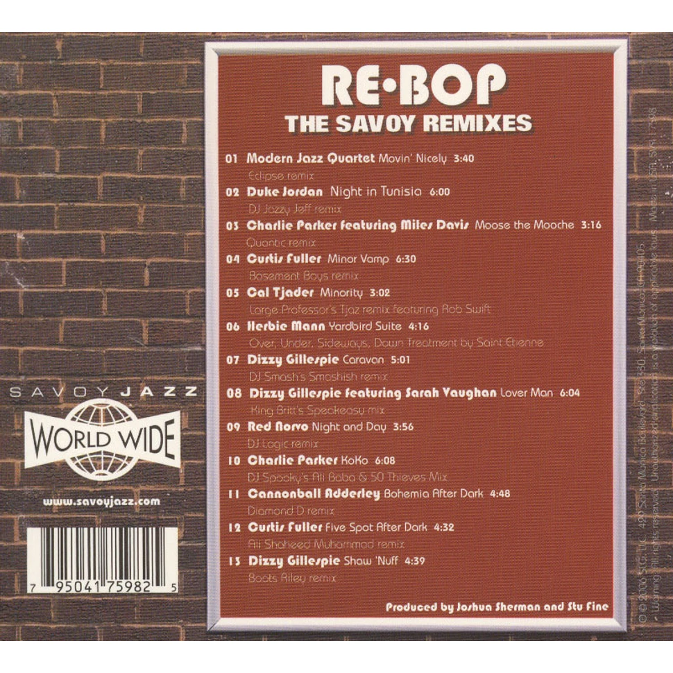 Re-Bop - The Savoy remixes