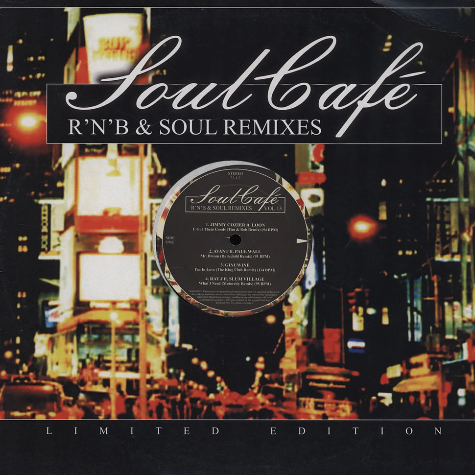 Soul Cafe - RnB & soul remixes volume 13