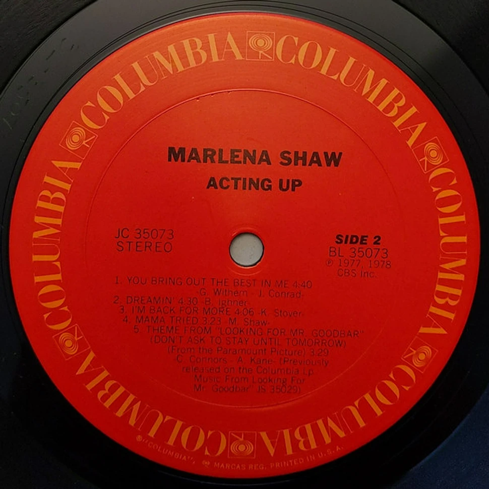Marlena Shaw - Acting Up
