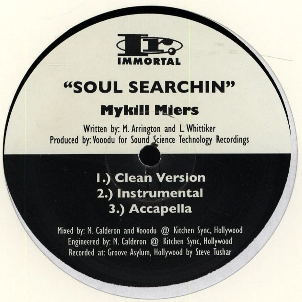 Mykill Miers / Phil Da Agony - Soul Searchin / Net Weight