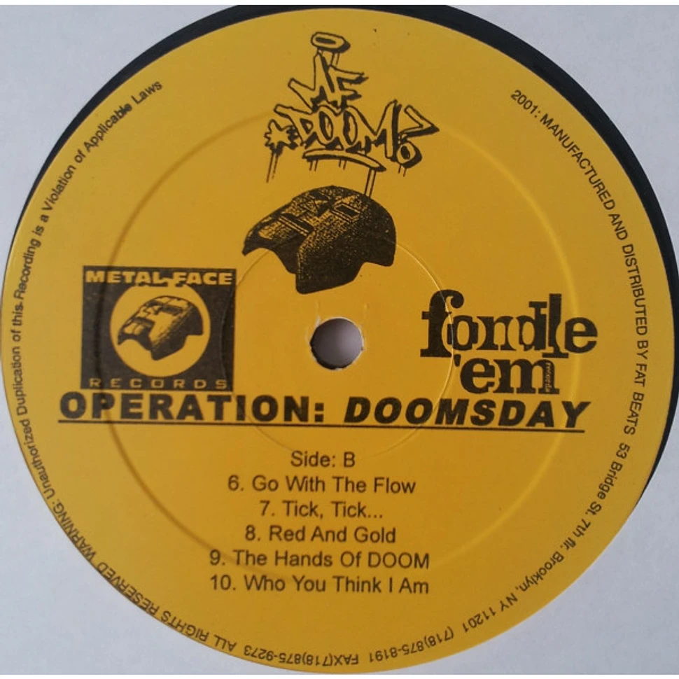 MF DOOM - Operation: Doomsday.