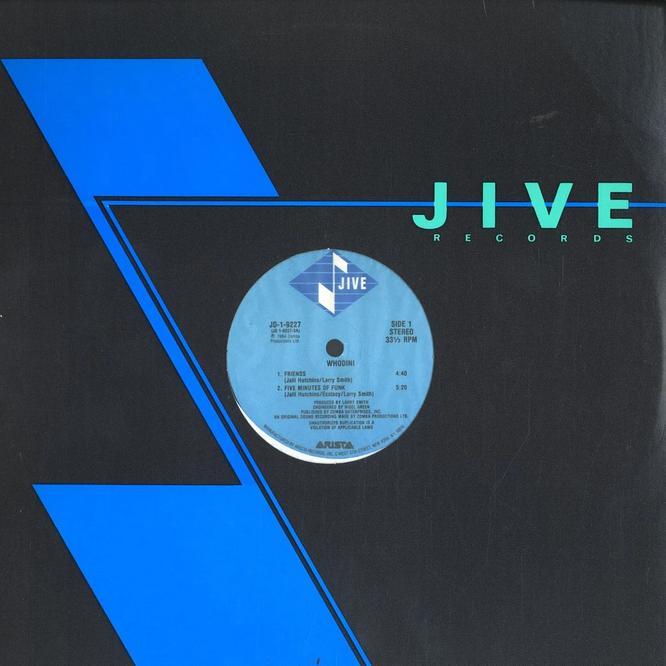 Whodini - Friends / Five Minutes Of Funk