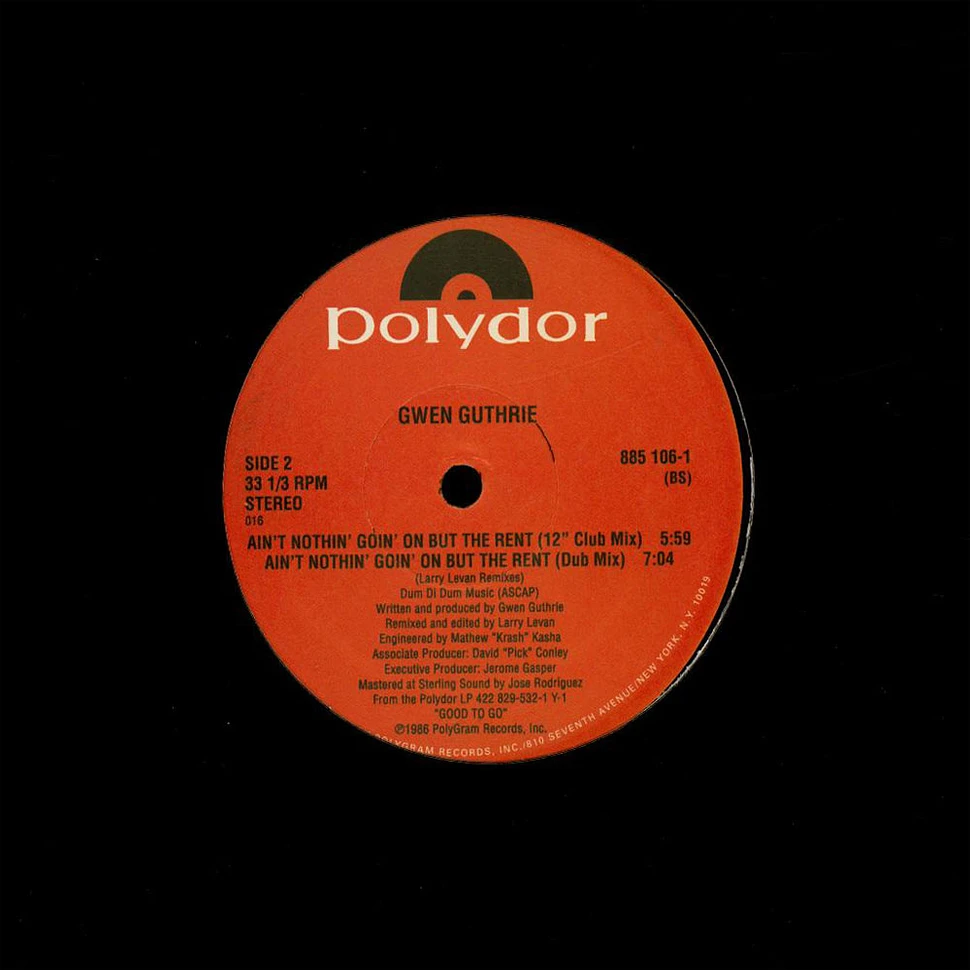 Gwen Guthrie - Ain't nothin' goin' on but the rent