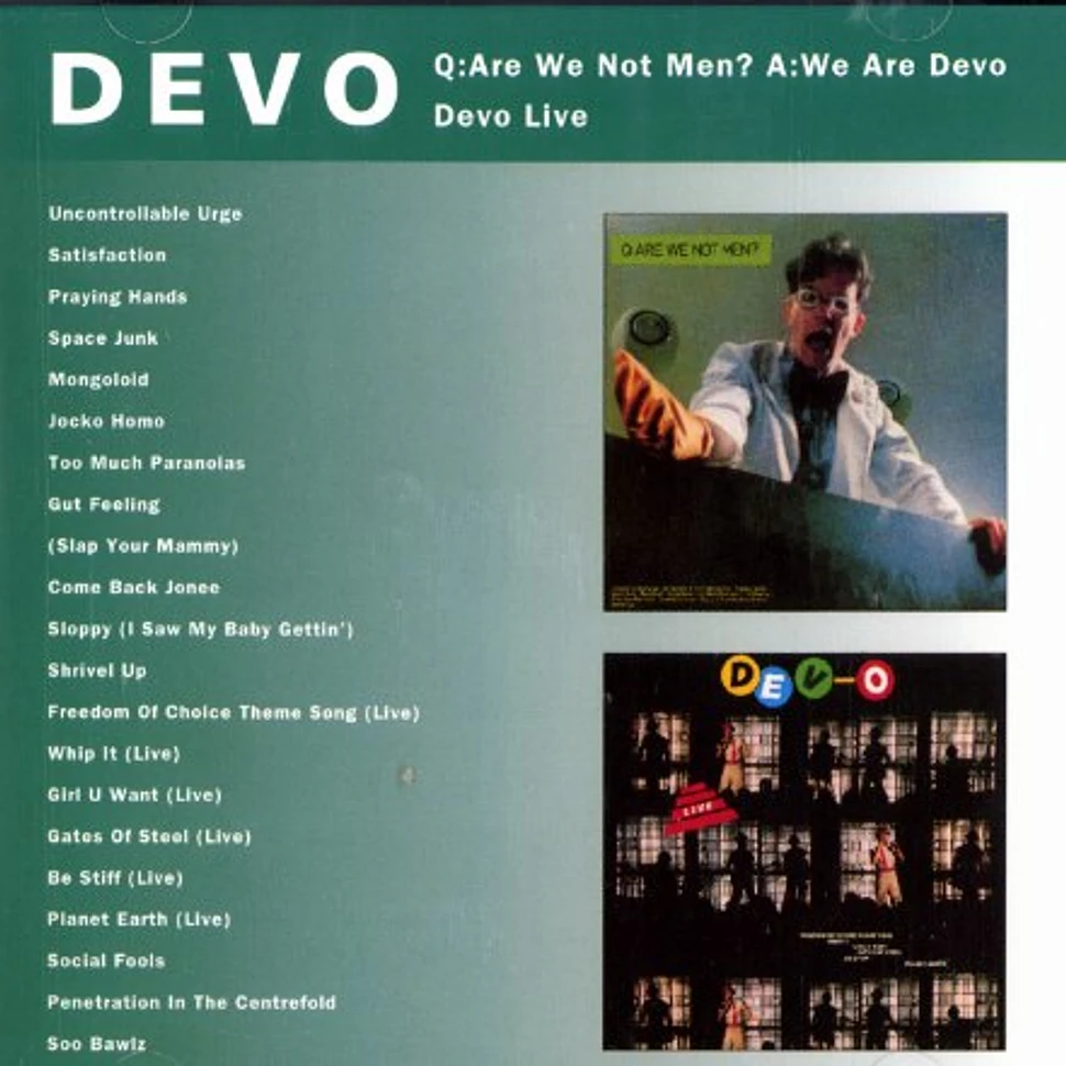 Devo - Q: are we not men? a: we are Devo / Devo live