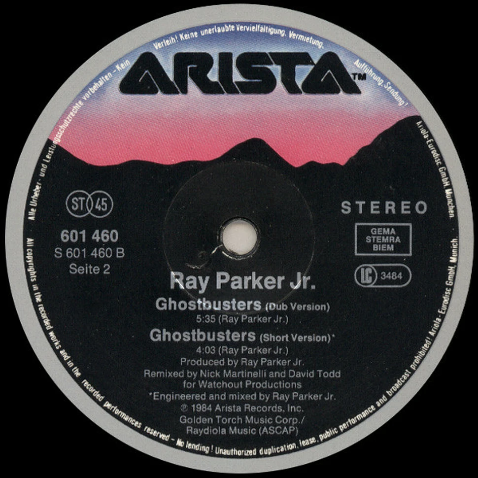 Ray Parker Jr. - Ghostbusters (Extended Version)