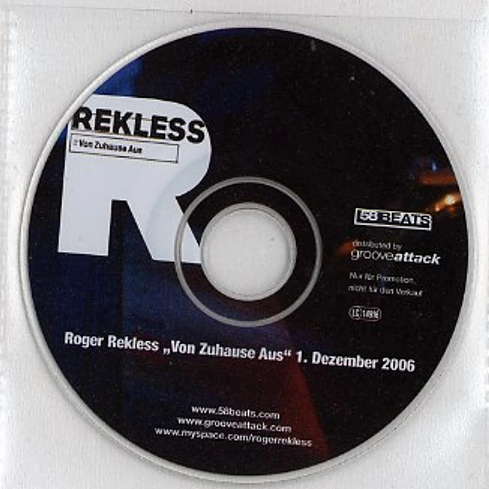 Roger Rekless von 4zu1 - Promo CD