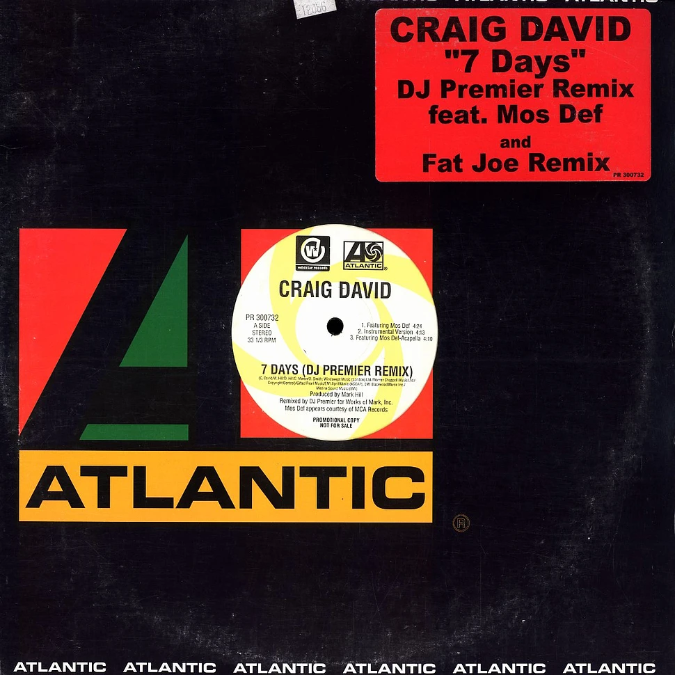 Craig David - 7 Days DJ Premier remix feat. Mos Def