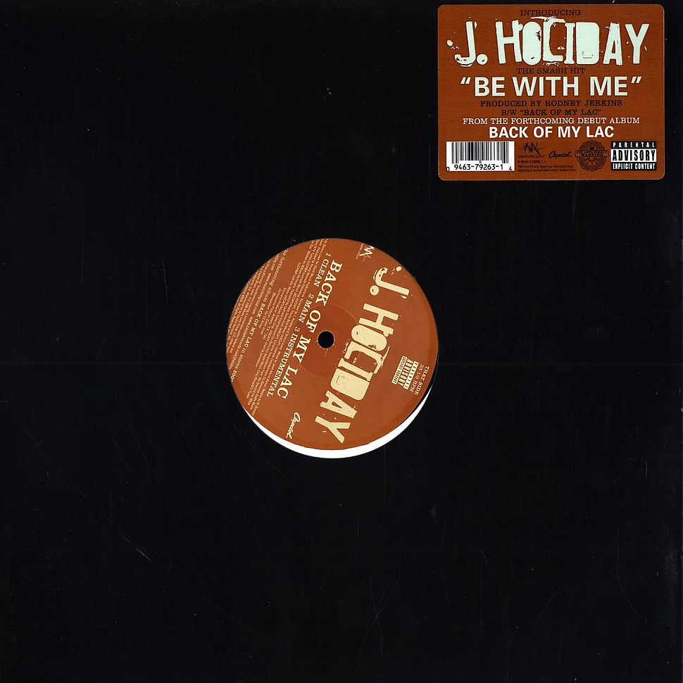 J.Holiday - Be with me