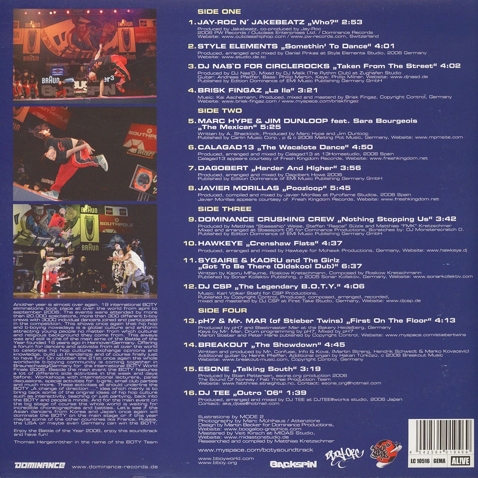 International Battle Of The Year - 2006 - the soundtrack