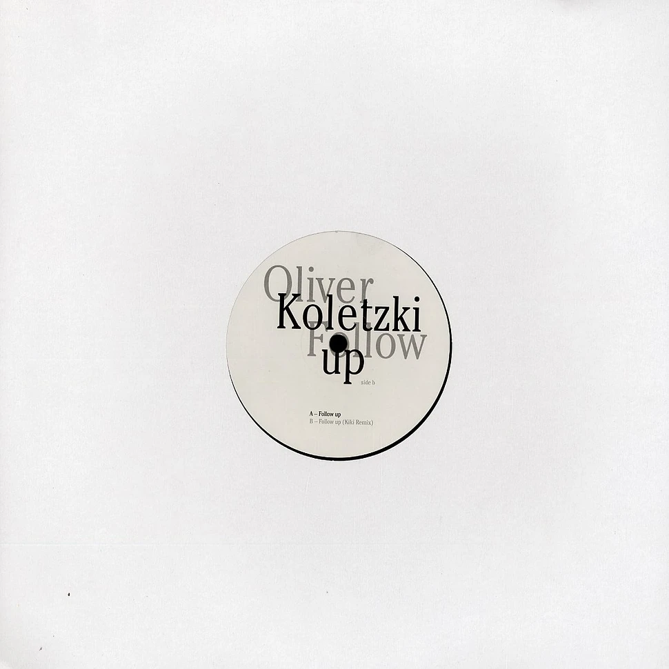 Oliver Koletzki - Follow up