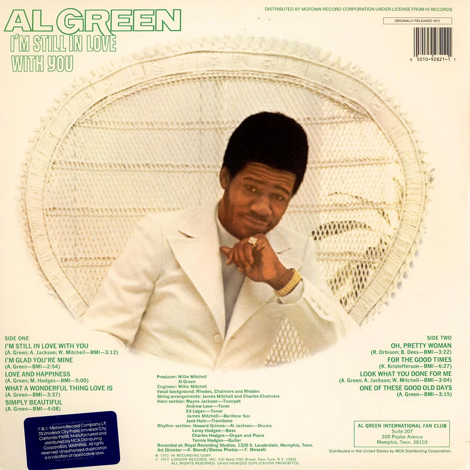 Al Green - I'm still in love with you