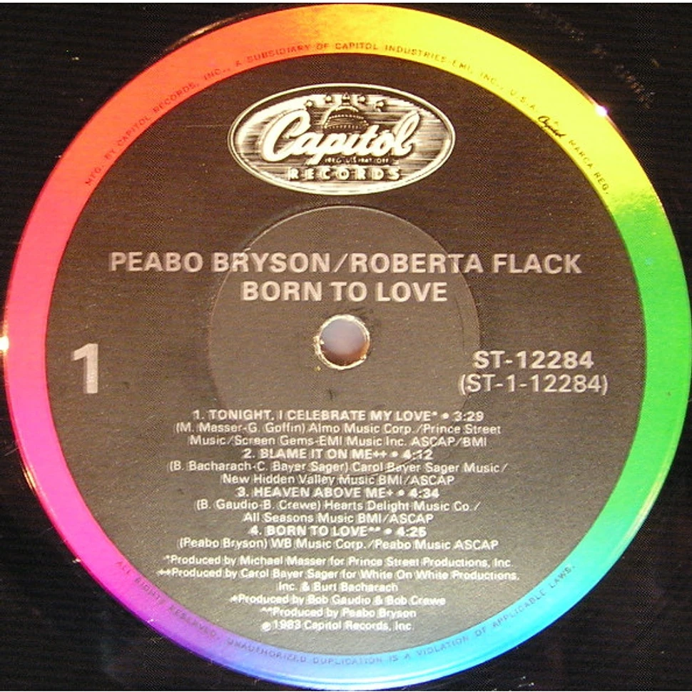 Peabo Bryson & Roberta Flack - Born To Love