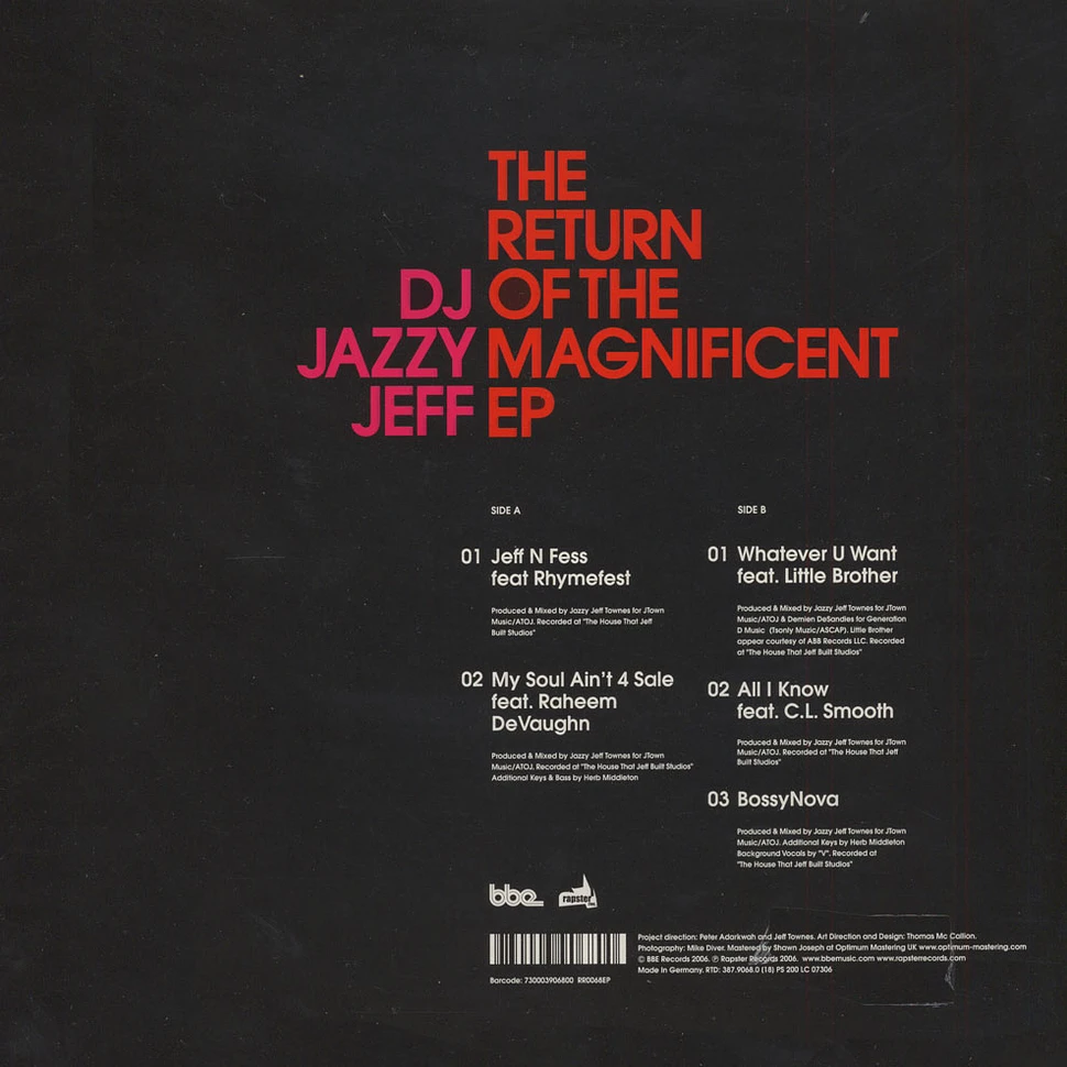 DJ Jazzy Jeff - The return of the magnificent EP