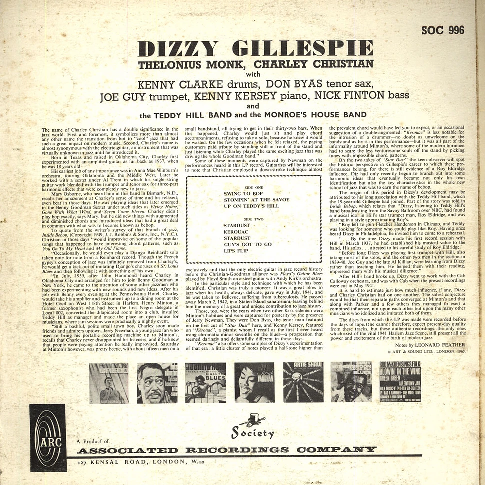 Dizzy Gillespie - The Great Dizzy Gillespie
