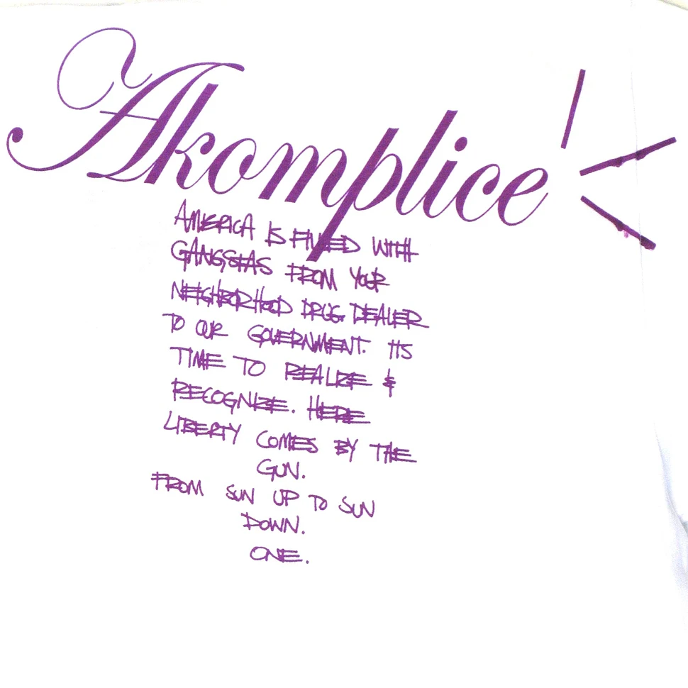 Akomplice - Liberty T-Shirt - purple limited edition !