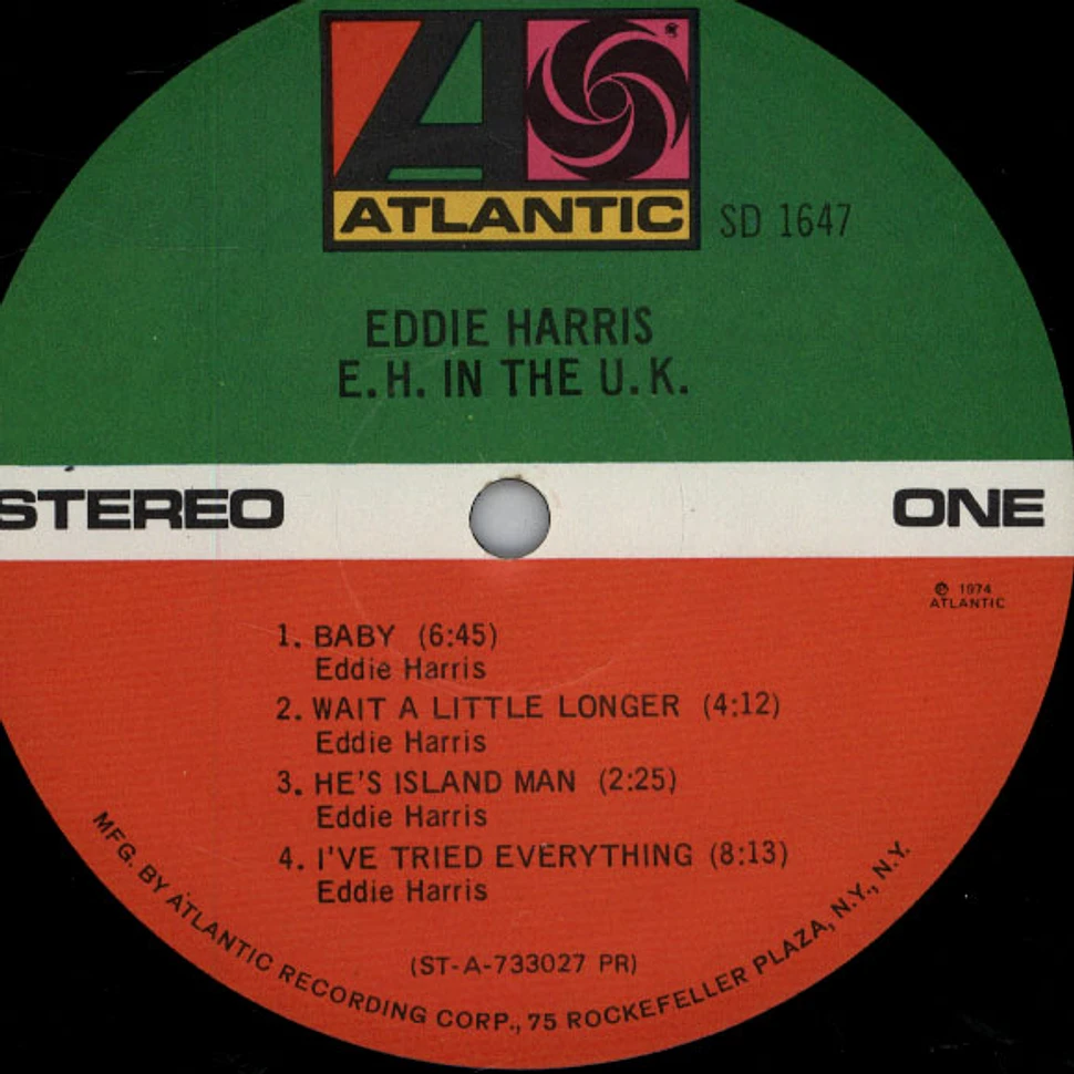 Eddie Harris - E.H. In The U.K.