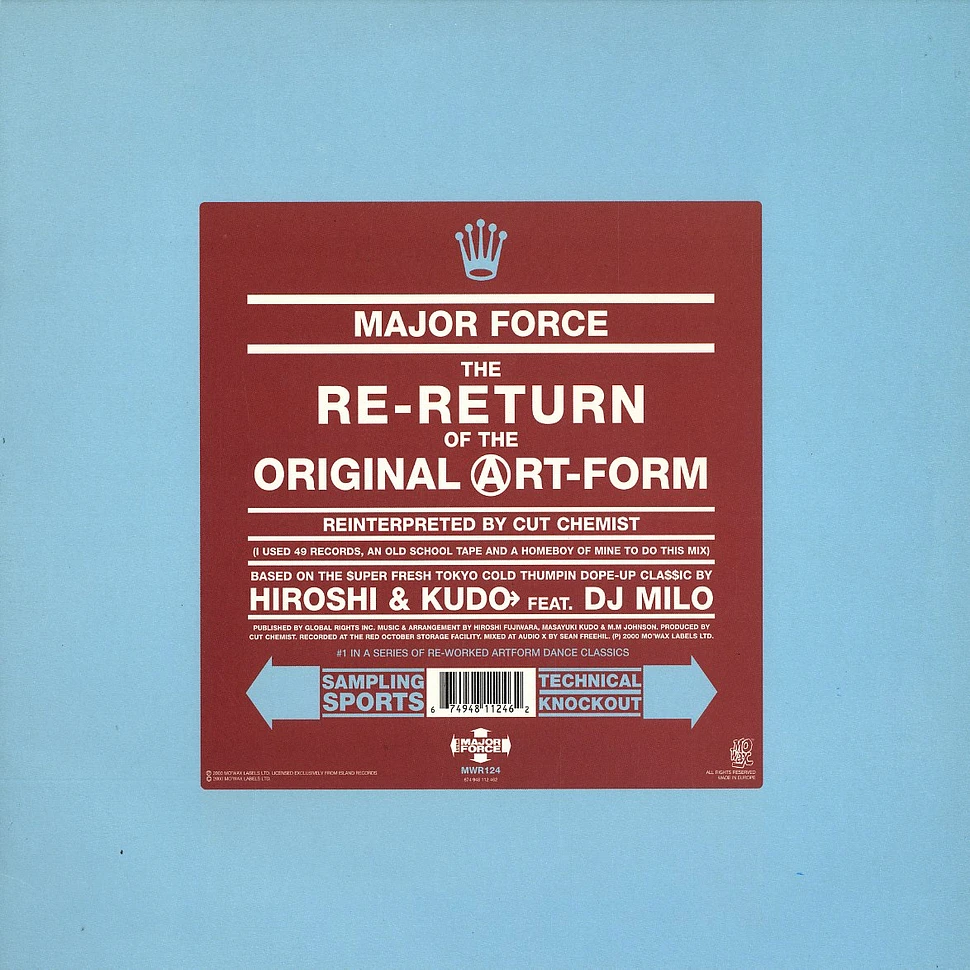 Major Force - The Re-Return Of The Original Artform Cut Chemist Remix