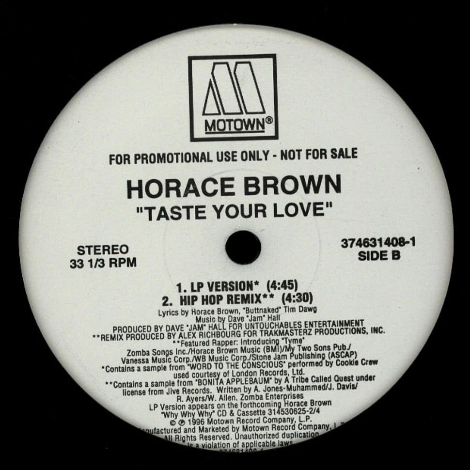 Horace Brown - One for the money