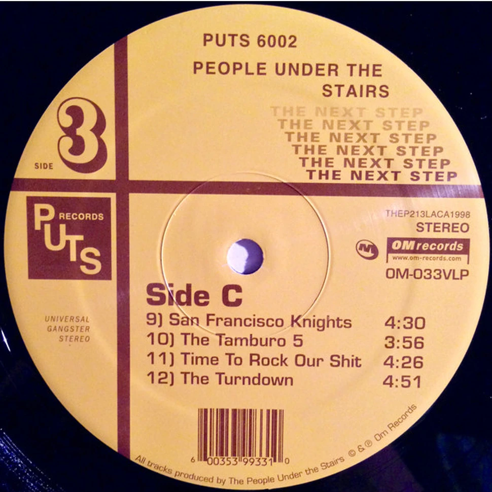 People Under The Stairs - The Next Step - Vinyl 2LP - 1999 - US