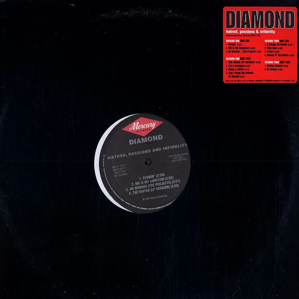 Diamond D - Hatred, passions & infidelity instrumentals