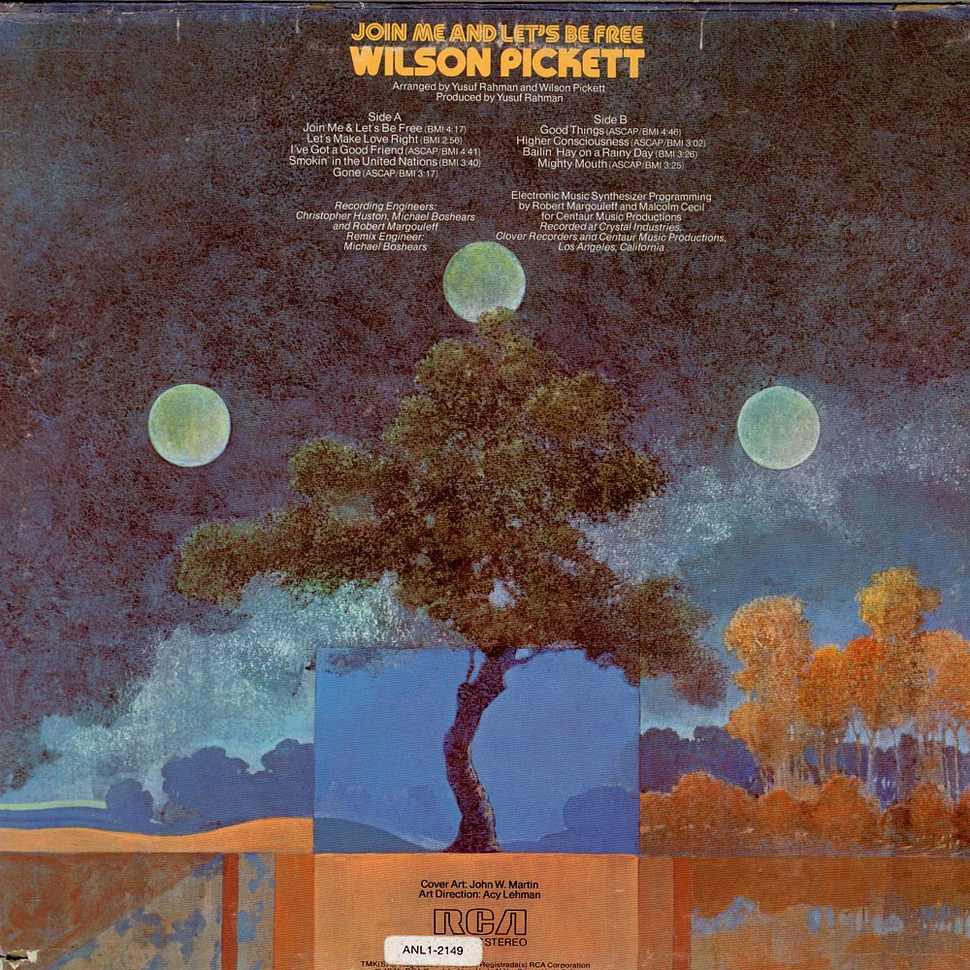 Wilson Pickett - Join Me And Let's Be Free