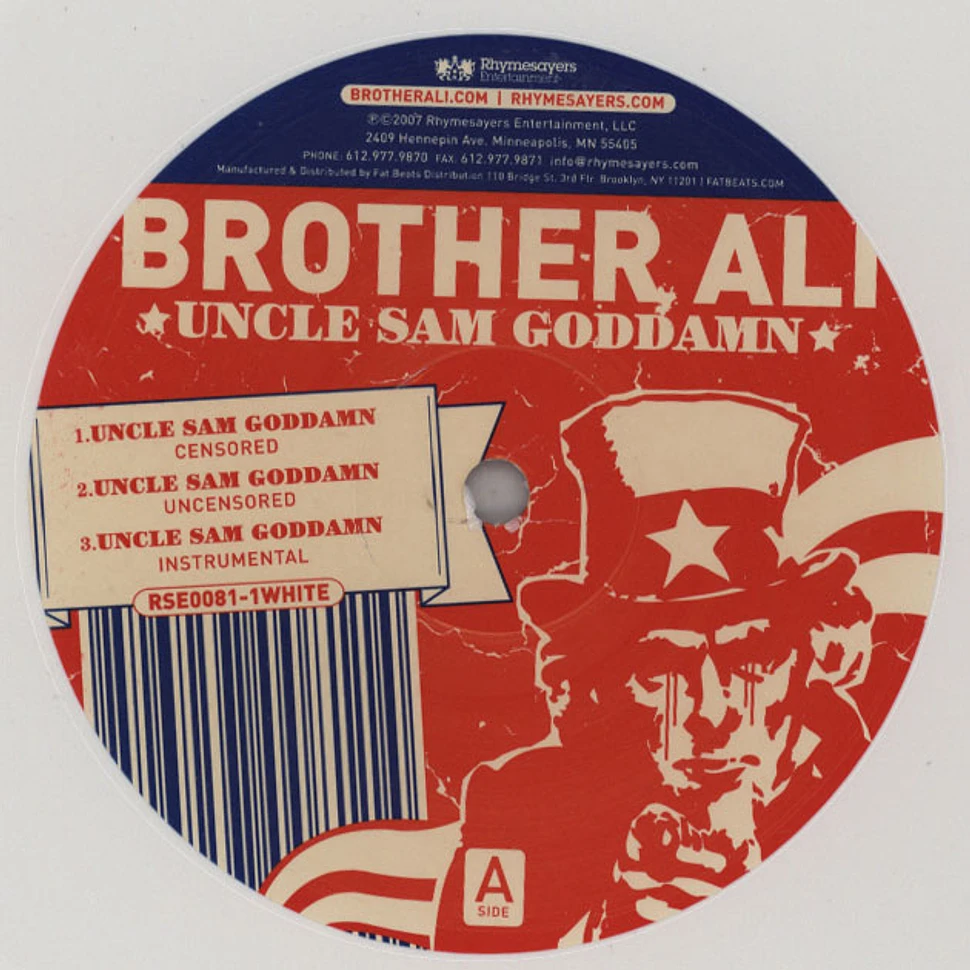 Brother Ali - Uncle Sam goddamn part 2 of 3