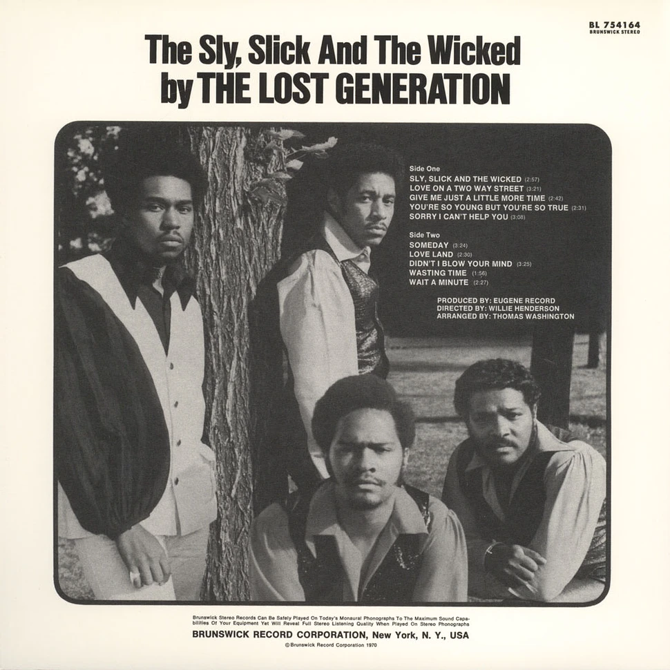 The Lost Generation - The sly, slick and the wicked