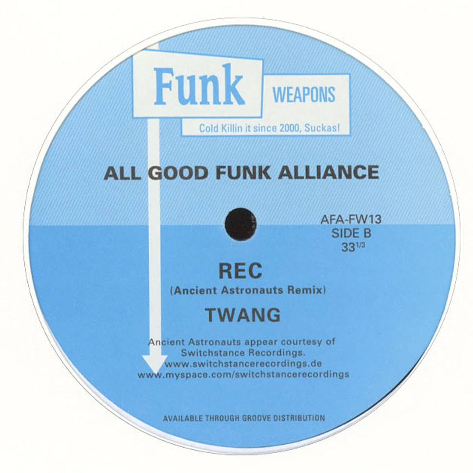 All Good Funk Alliance - Rec feat. Cueto
