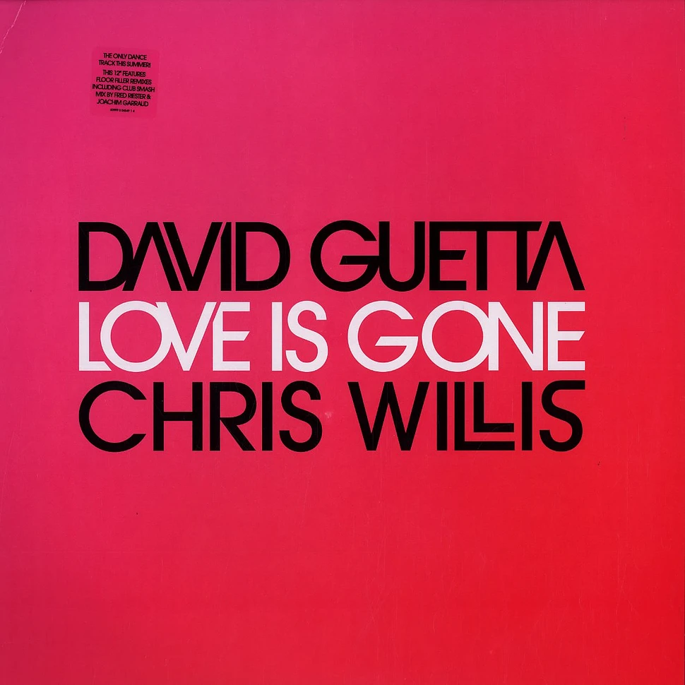 David Guetta - Love is gone feat. Chris Willis