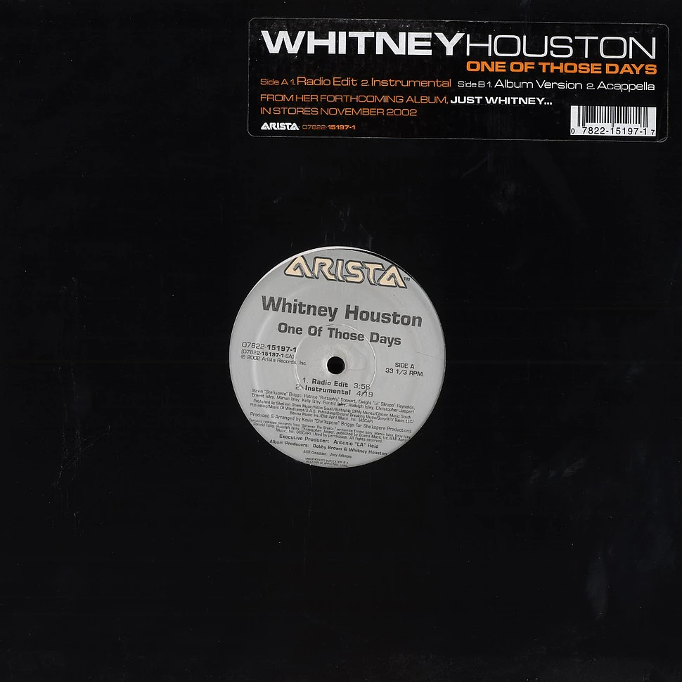 Whitney Houston - One Of Those Days