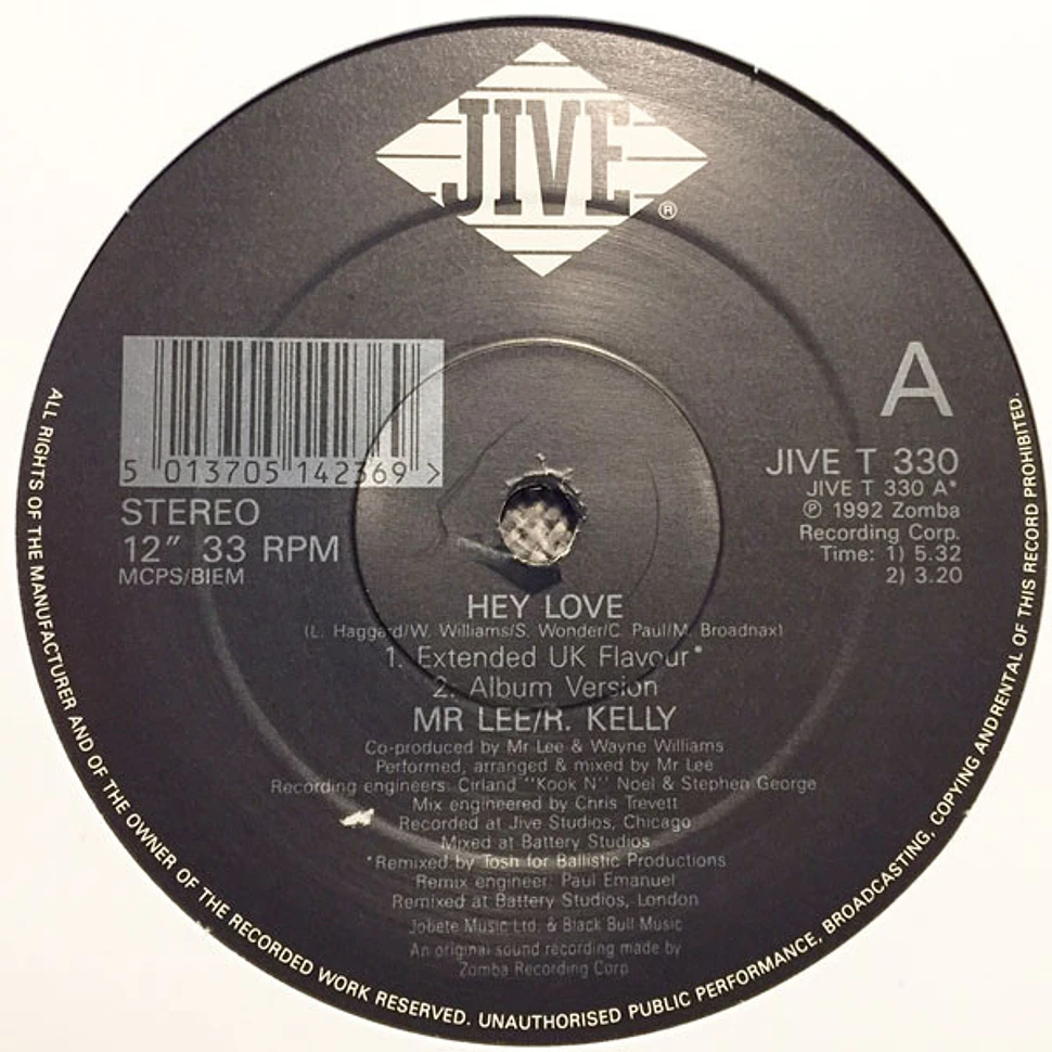 Mr. Lee / R. Kelly - Hey Love