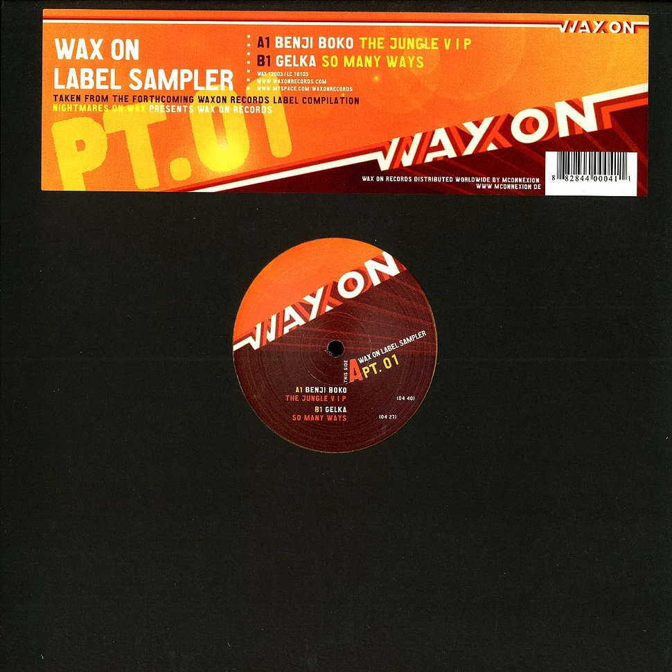 Wax On Label Sampler - Volume 1