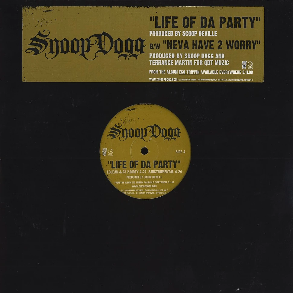 Snoop Dogg - Life of da party
