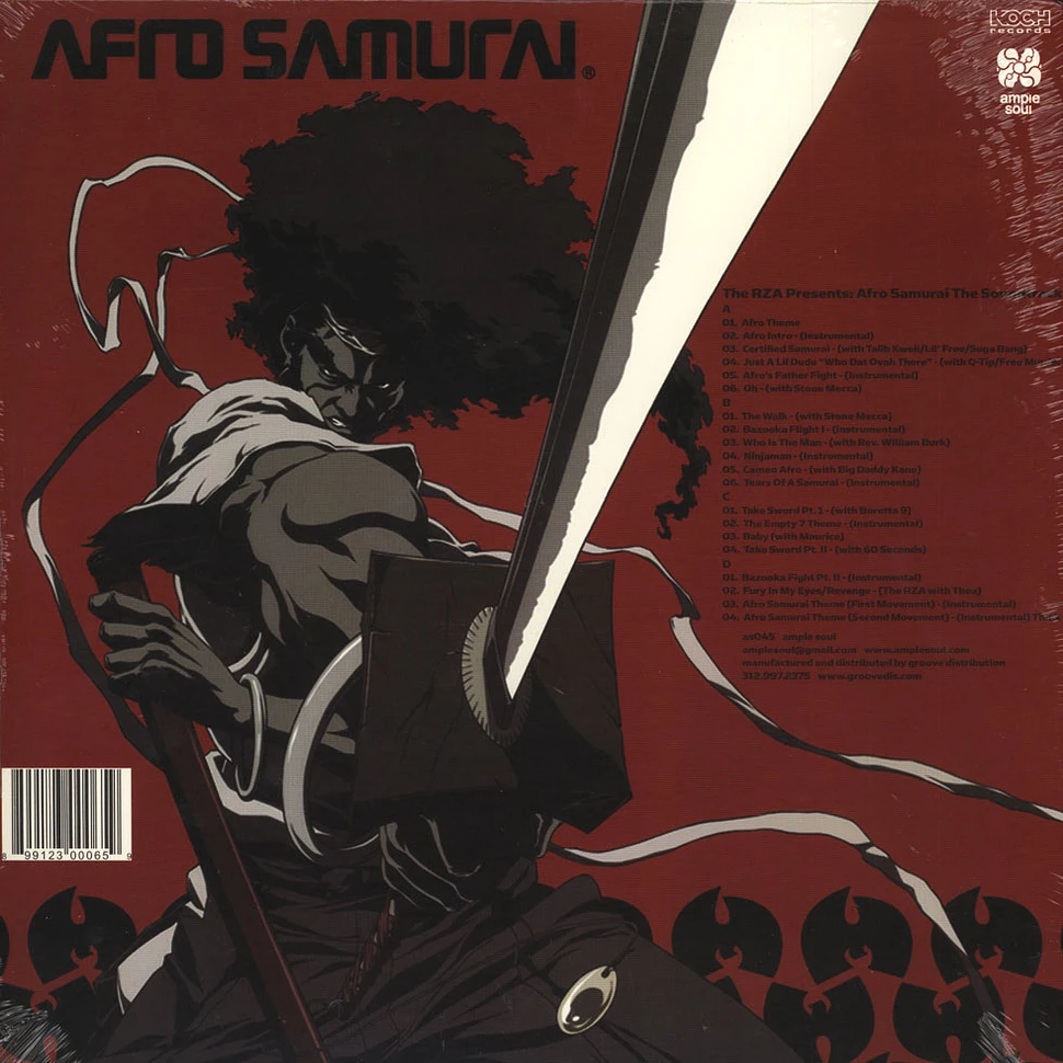 RZA - Afro Samurai Soundtrack Album Lyrics and Tracklist