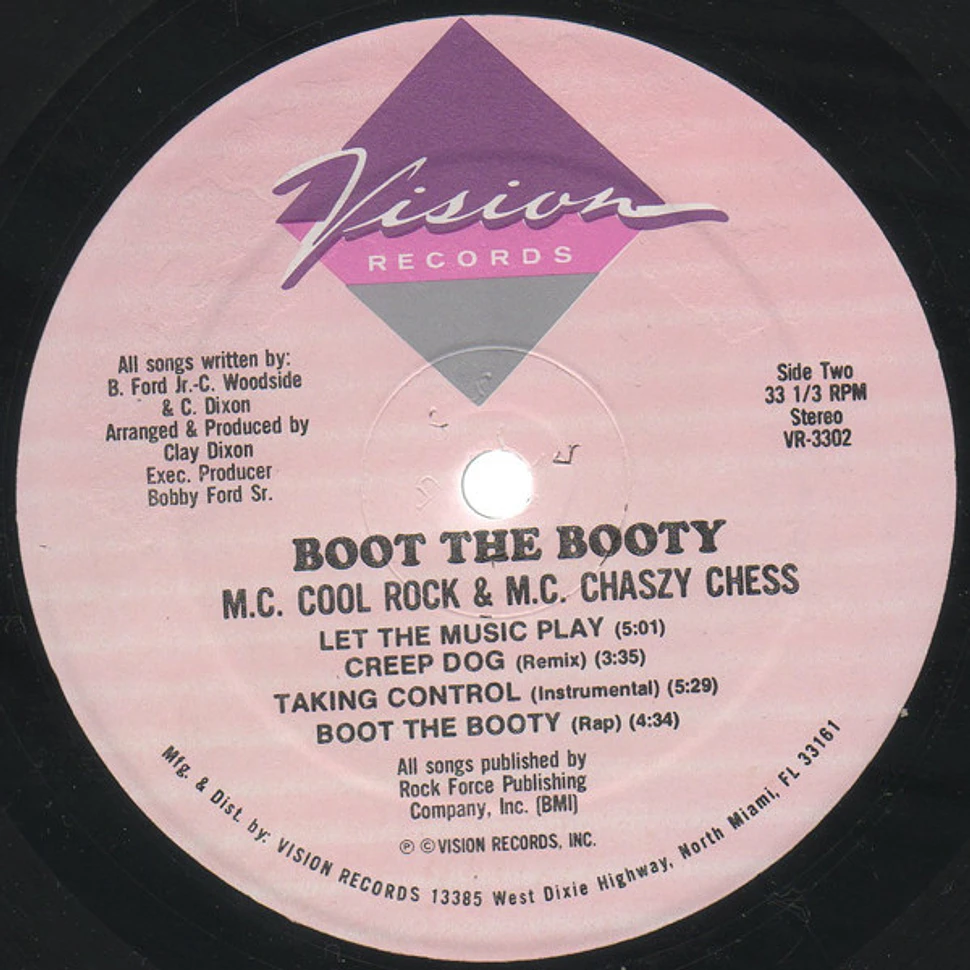 MC Cool Rock & MC Chaszy Chess - Boot The Booty
