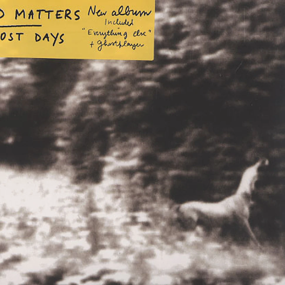 Syd Matters - Ghost days