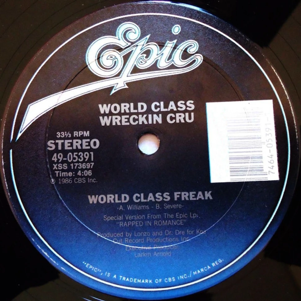 World Class Wreckin' Cru - Mission Possible / World Class Freak
