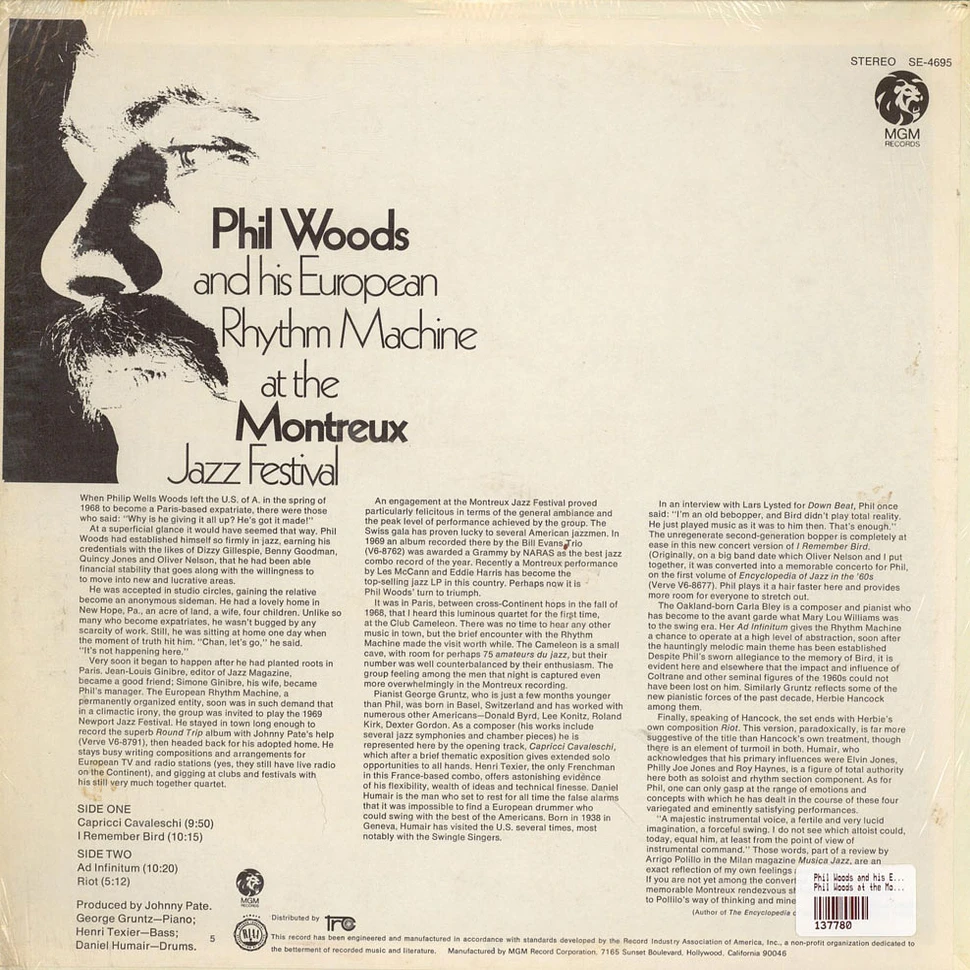 Phil Woods And His European Rhythm Machine - Phil Woods at the Montreux Jazz Festival