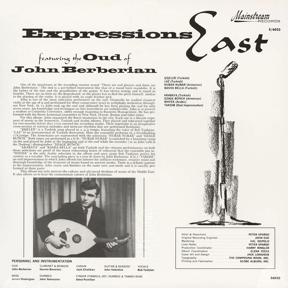 Expressions East - Expressions East feat. the Oud of John Berberian