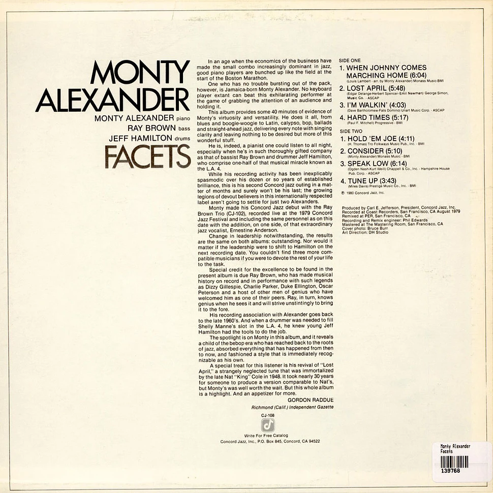 Monty Alexander - Facets