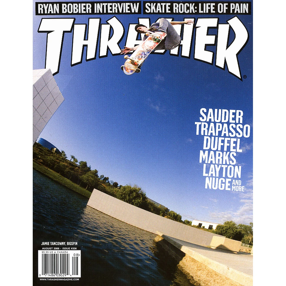 Thrasher Magazine - 2008 - August - Issue 336