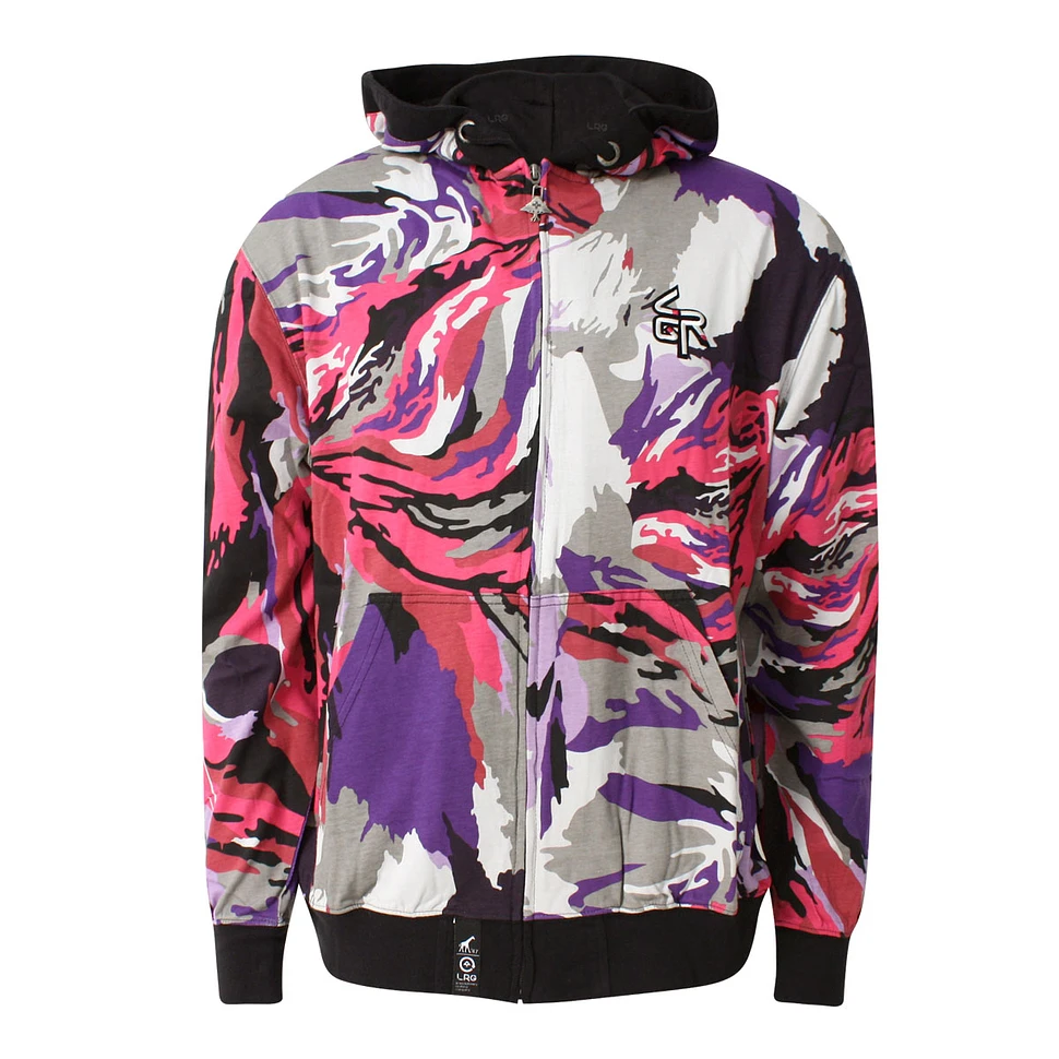 LRG - Neapolitan camo zip-up hoodie