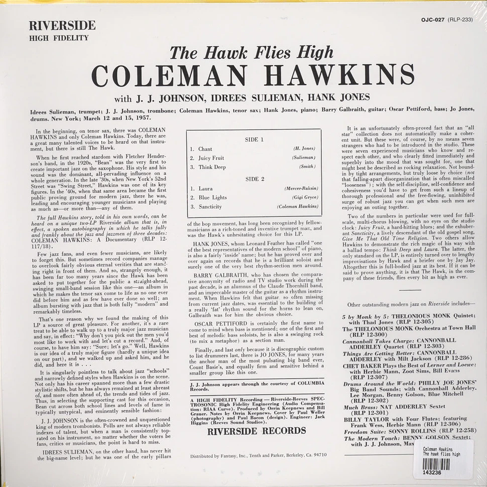 Coleman Hawkins - The hawk flies high